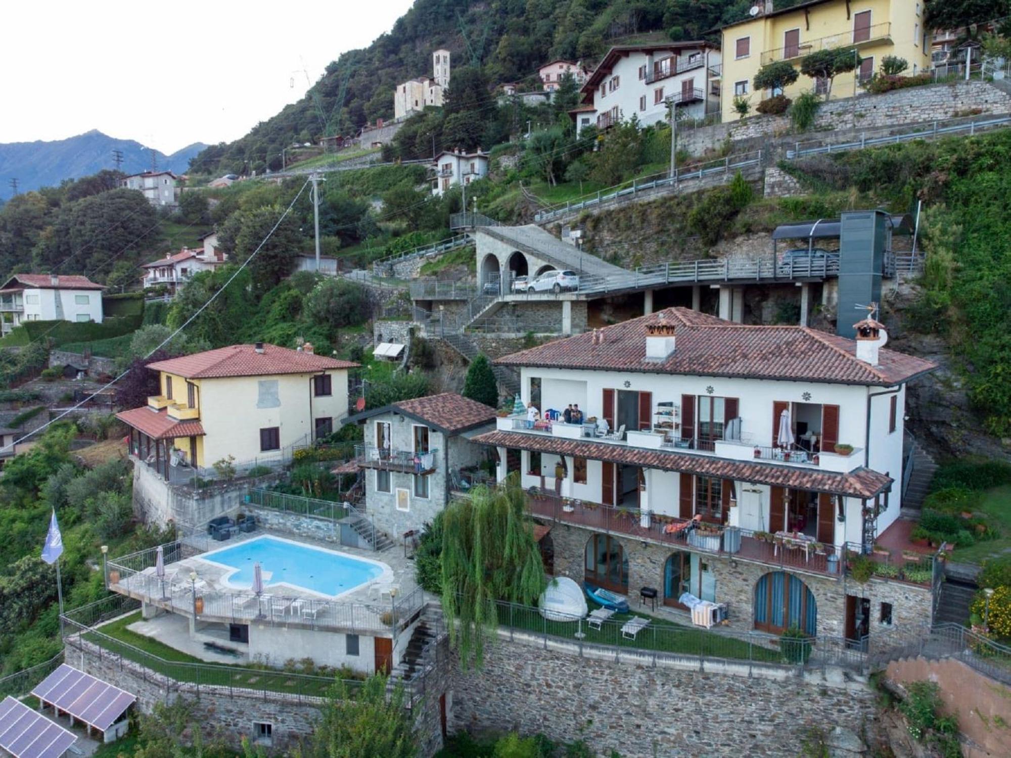 Wonderful Flat With Swimming Pool Lift And Garden Leilighet Gravedona Eksteriør bilde